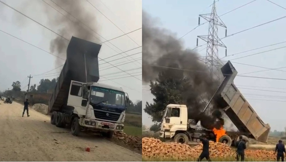 सिरहामा करेन्ट लागेर ट्रिपर चालकको मृत्यु