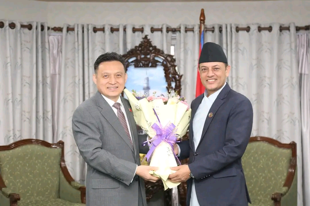 सभामुख डोलप्रसाद (डीपी) अर्याल र चिनियाँ राजदूत झाङ माओमिङबीच भेट, सहकार्य विस्तारमा जोड