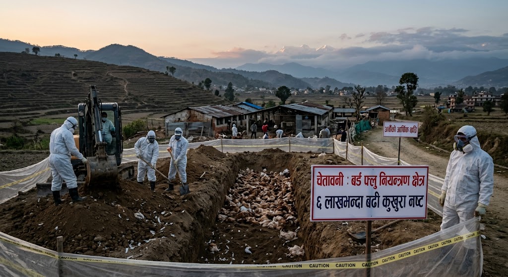 बर्डफ्लु नियन्त्रण गर्न उपत्यकासहित ११ जिल्लामा प्राविधिक टोली परिचालन, उच्च सतर्कता अपनाउन विभागको आग्रह